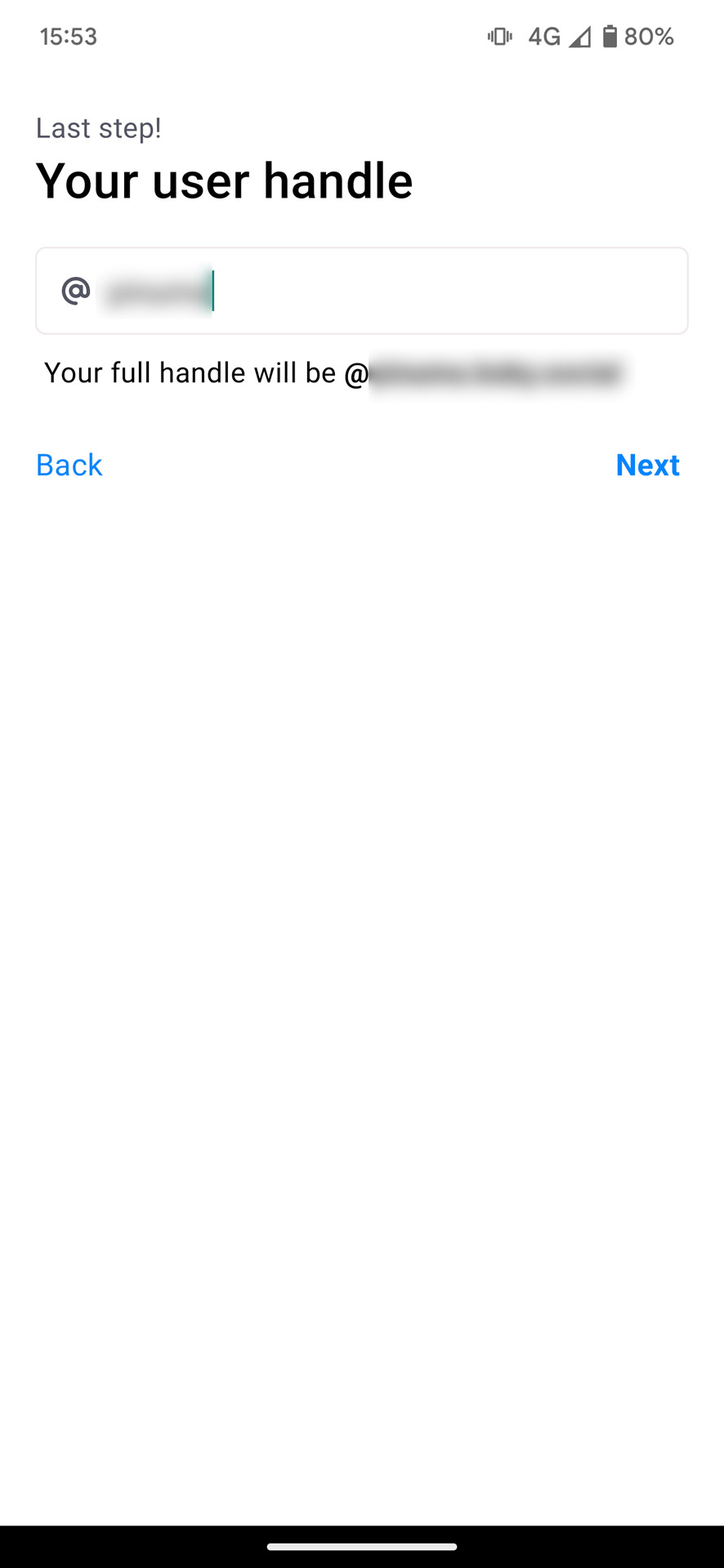 Twitterと同じように「@」から始まる文字列がユーザーIDとなる