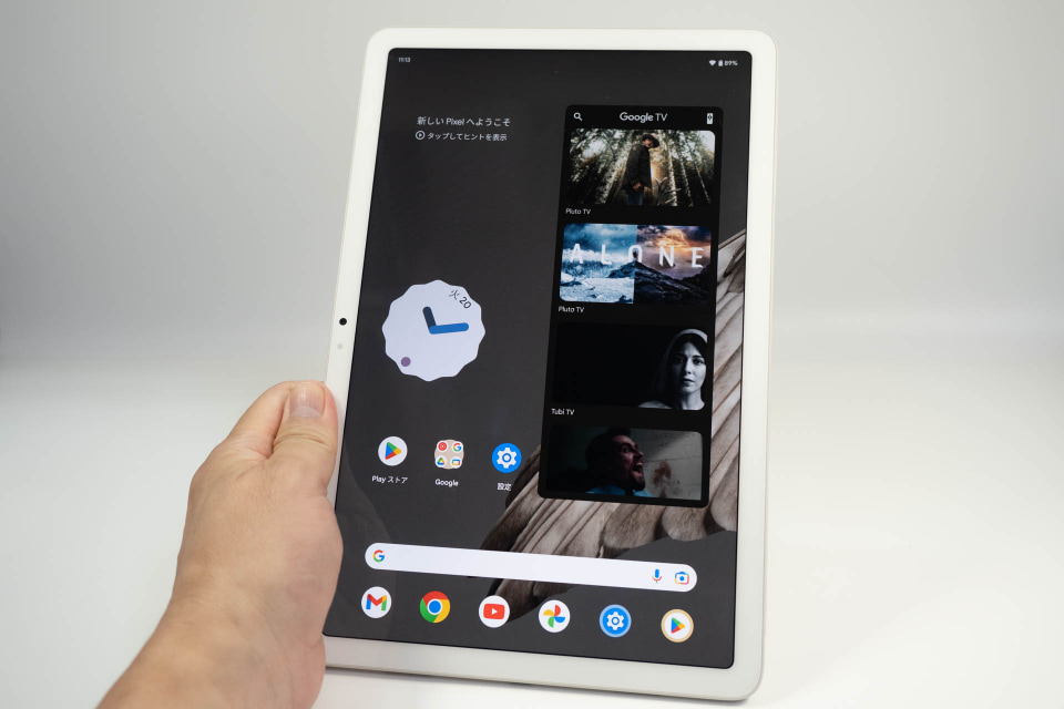 Googleタブレット本体 Google Pixel Tablet」レビュー、価格と性能とのバランスに優れ