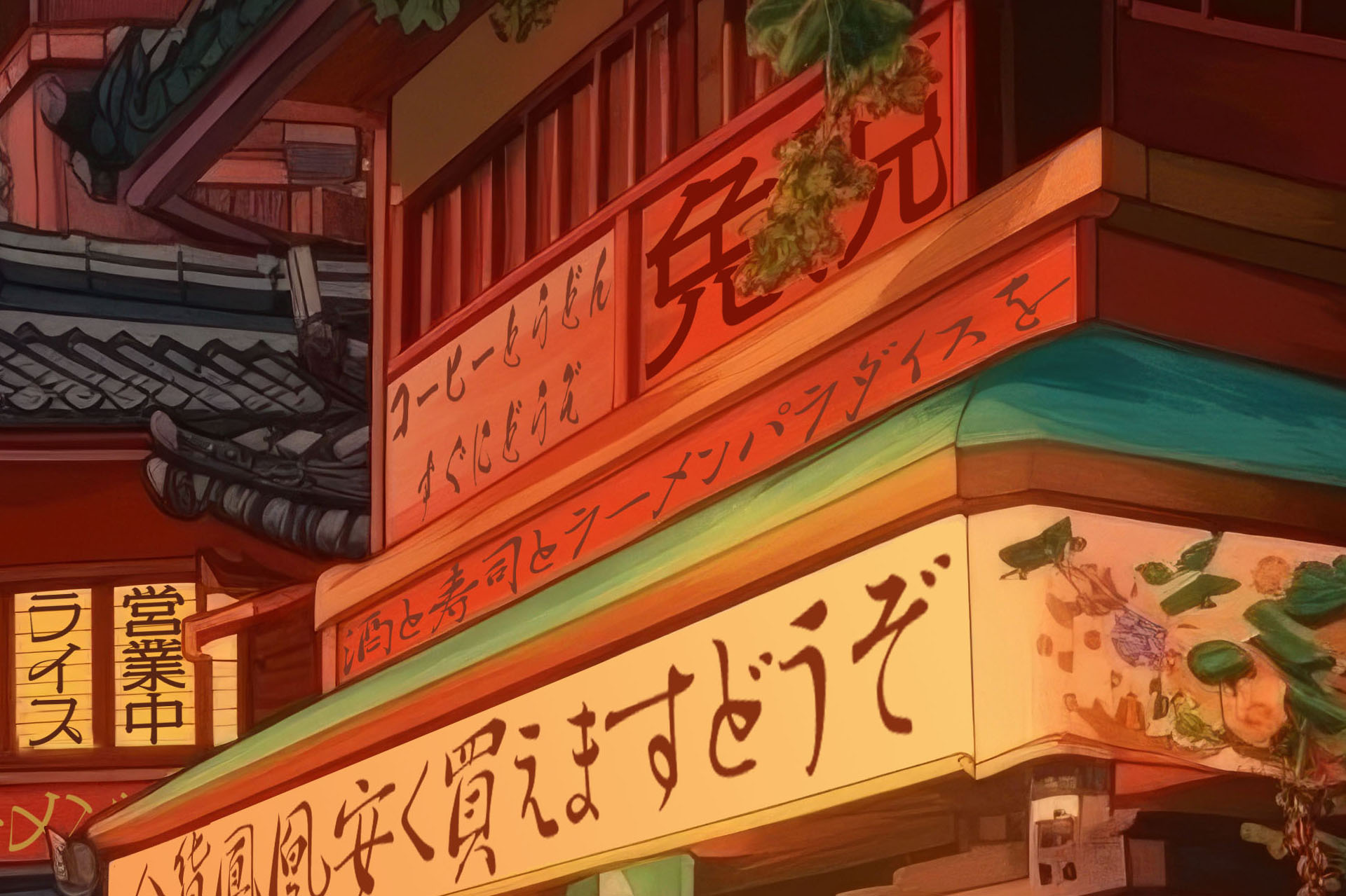 フォントは、この画像にもともとあったエセ文字列に合わせたものを選択。絵柄に溶け込むだろうと考えた。