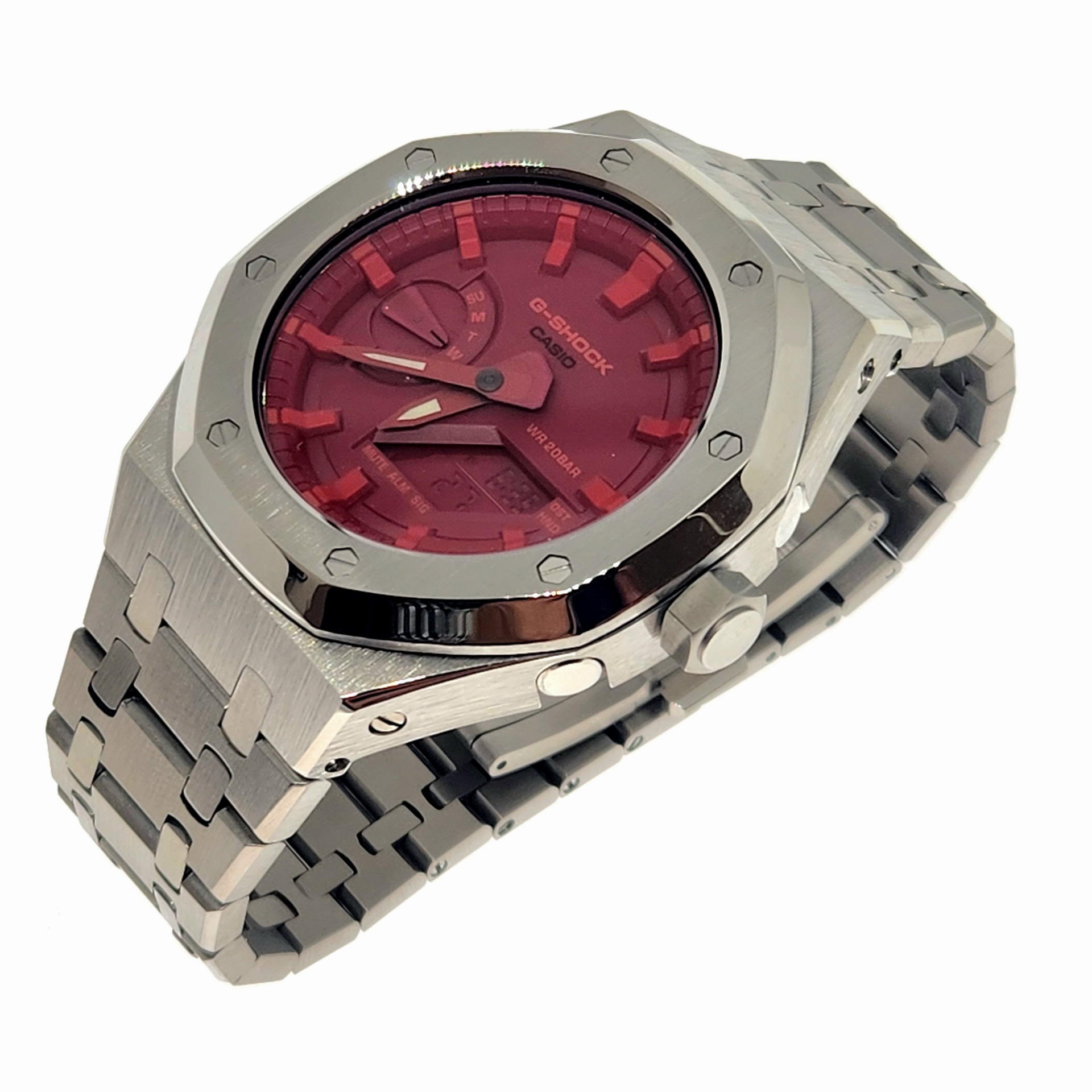 GA-2100本体と同じ価格レンジのカスタムパーツで偽装したカシオーク