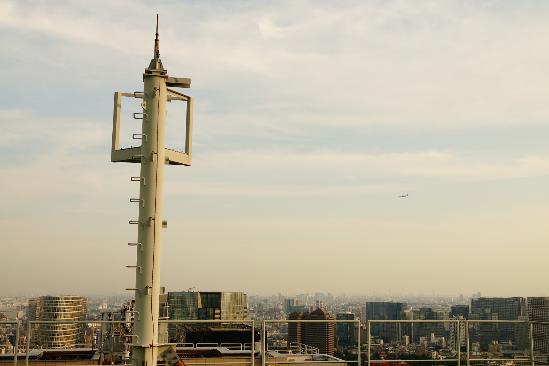 オペレーションセンター屋上からの眺め