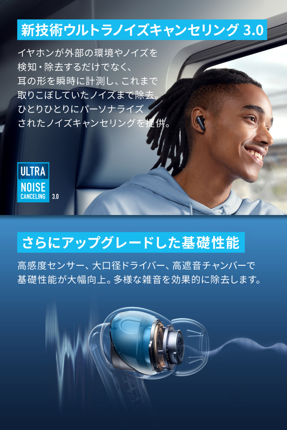アンカーからフルワイヤレスイヤホン「Soundcore Liberty 4 NC」、1.3