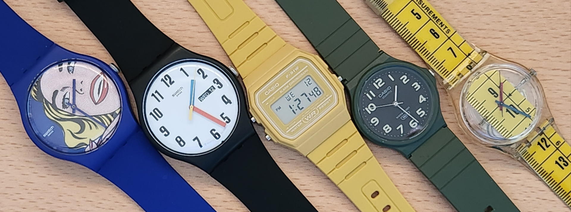 CASIOやSwatch等のCheep but Goodiesな腕時計が大好きだ