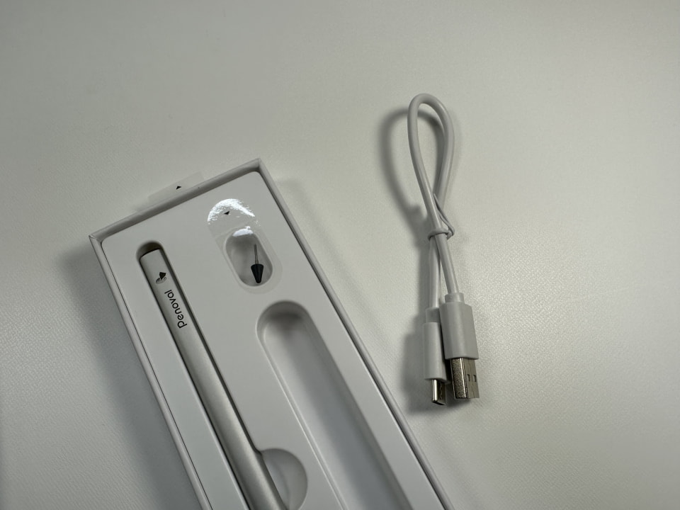 Google Pixel Tablet スタイラスペン・ケース付き グレー USI2.0対応で