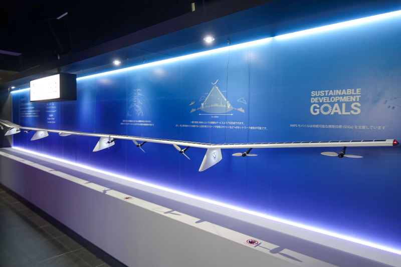 「Sunglider」の模型（2020年撮影）