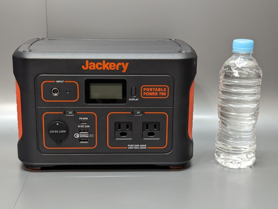 最大60WのUSB PD給電に対応したポータブル電源「Jackeryポータブル電源