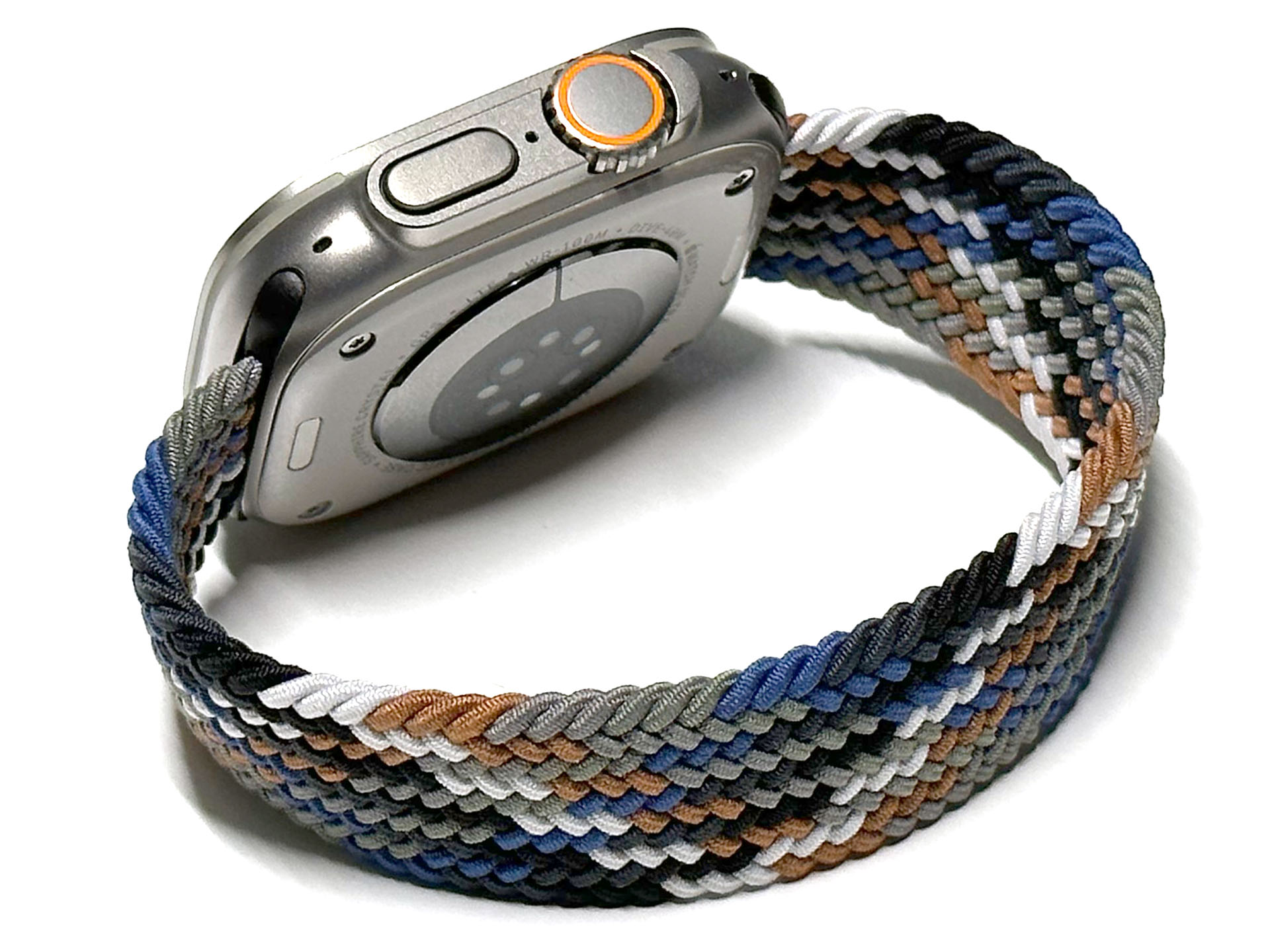 Apple Watchに装着した様子。