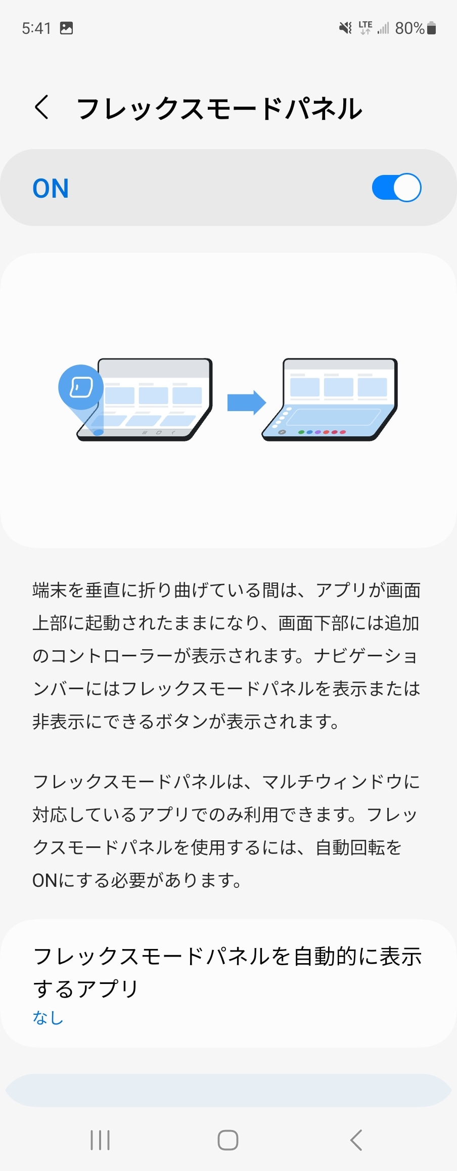 「ラボ」では正式リリース前の機能をお試しで使うことができる。ここでは「フレックスモードパネル」を選ぶ