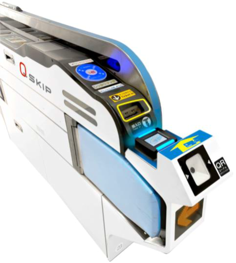 対応自動改札機のイメージ