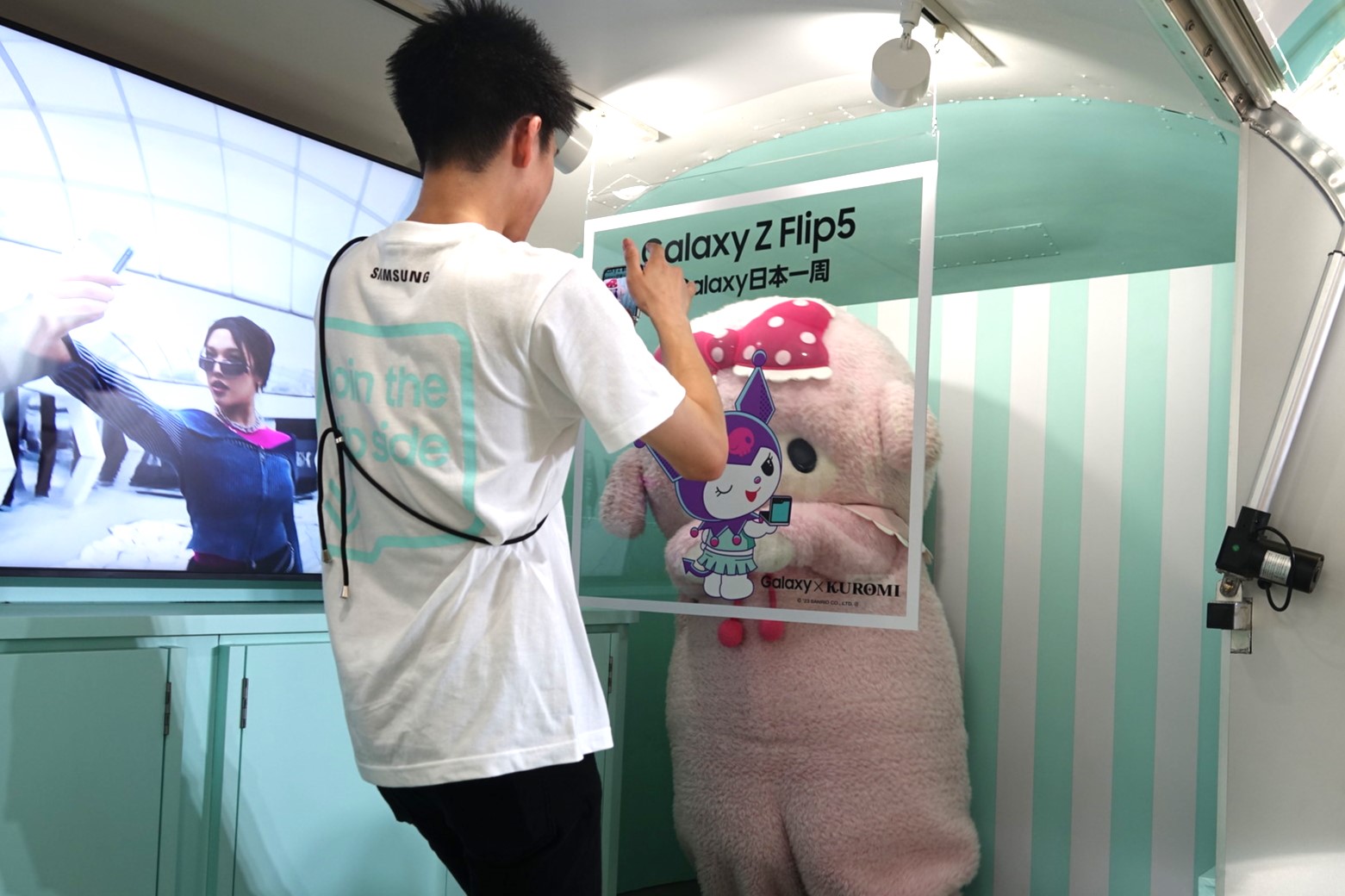 キャラバンカーでは、撮影スポットも設けられている