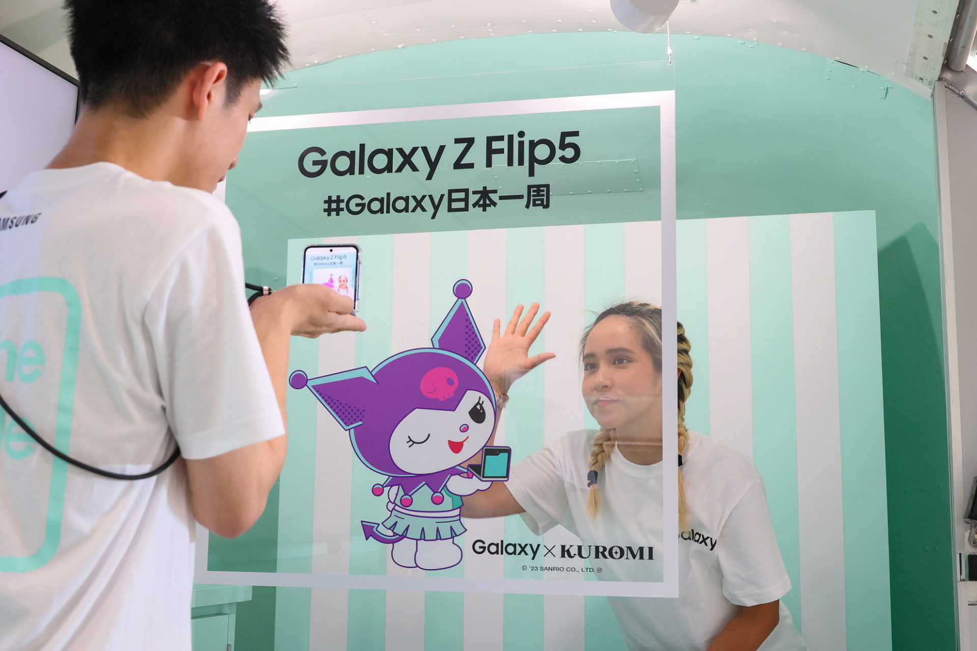 キャラバンカーでは、撮影スポットも設けられている