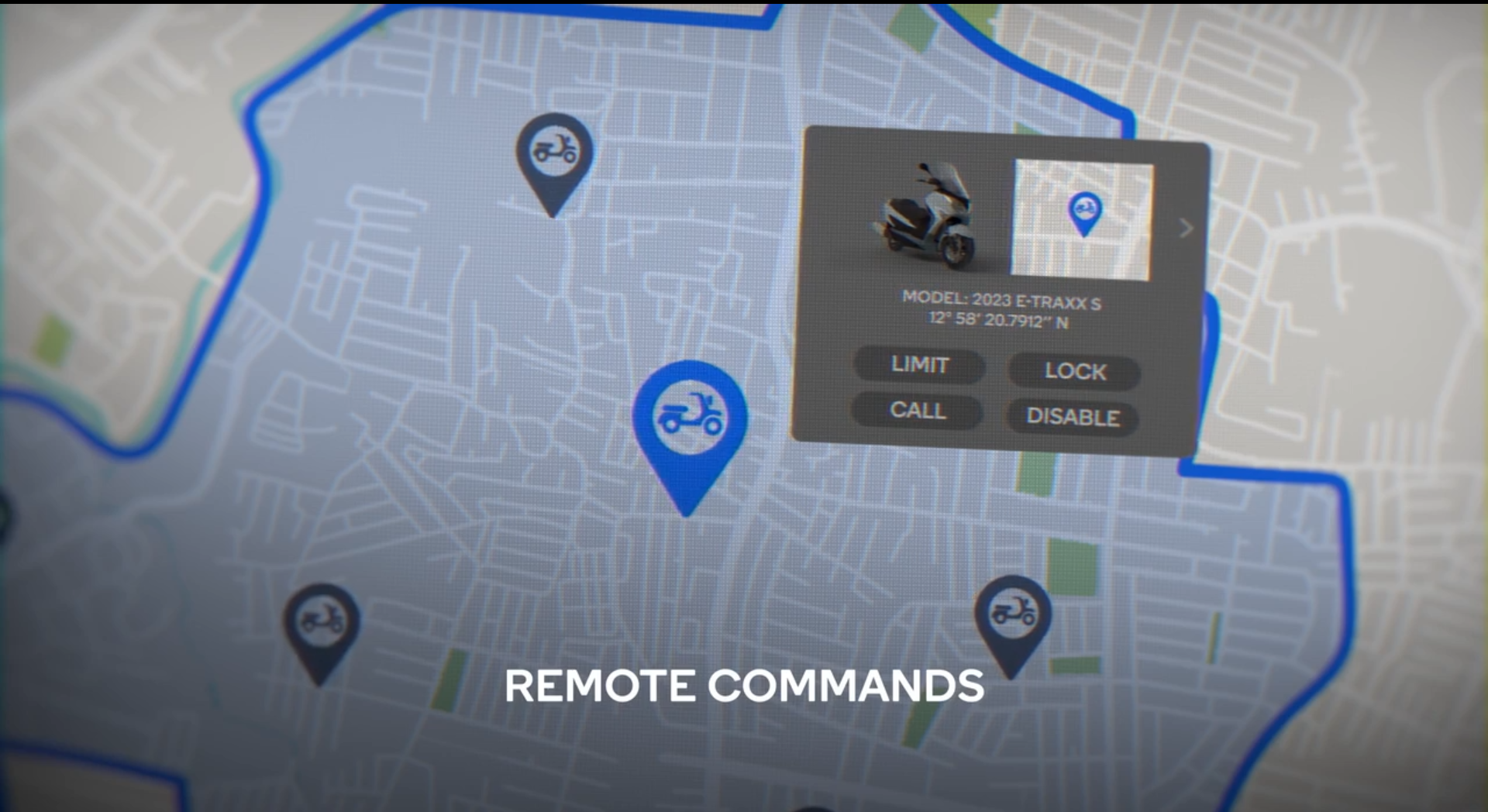 リモートで車両ロックなどコントロール