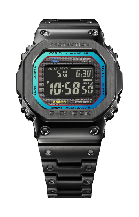 ほぼ新品 G-SHOCK GM-B2100PC ブラック/シルバー/パープル G【GM-B2100PC-1AJF】SHOCK - YouTube