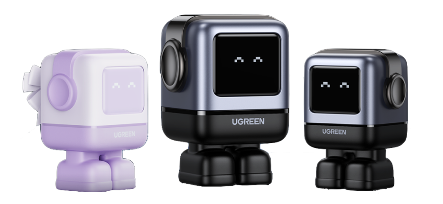 UGREEN、ロボット型の急速充電器「Nexode RG 30W」「Nexode RG 65W」を