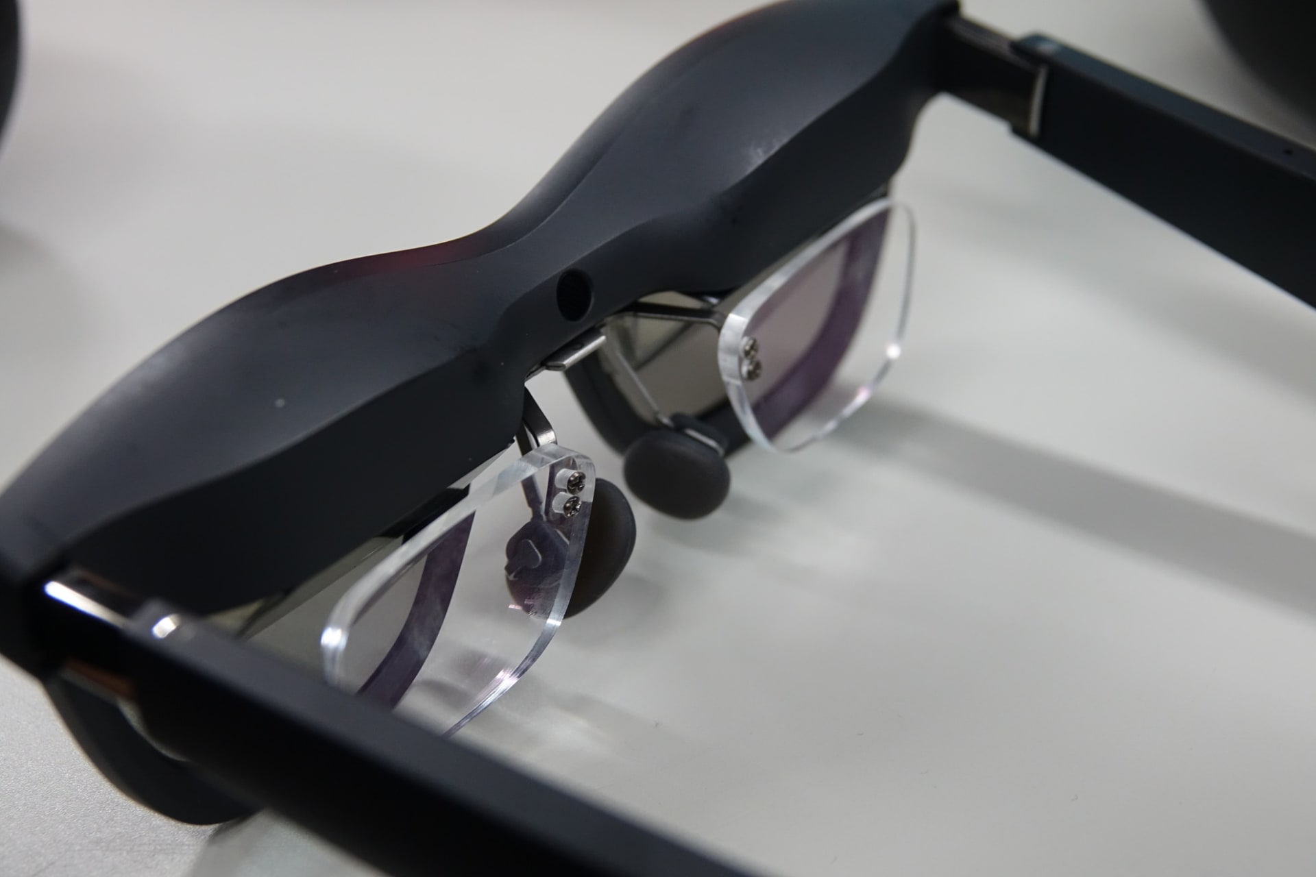 視力調整レンズを装着したイメージ