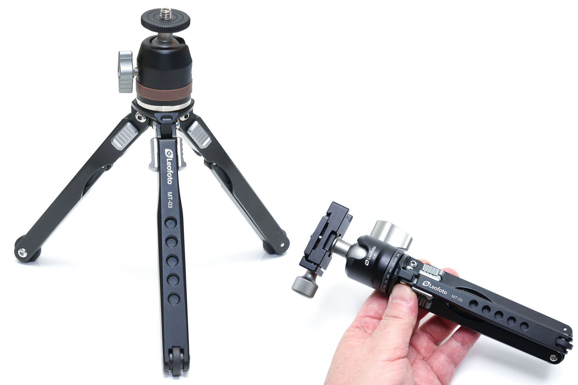 ミニ三脚はLeofoto（レオフォト）の<a href="https://widetrade.jp/leofoto/mt-03mbh-19/" class="strong bn" target="_blank">「MT-03+MBH-19 ミニ三脚」</a>）を使用。