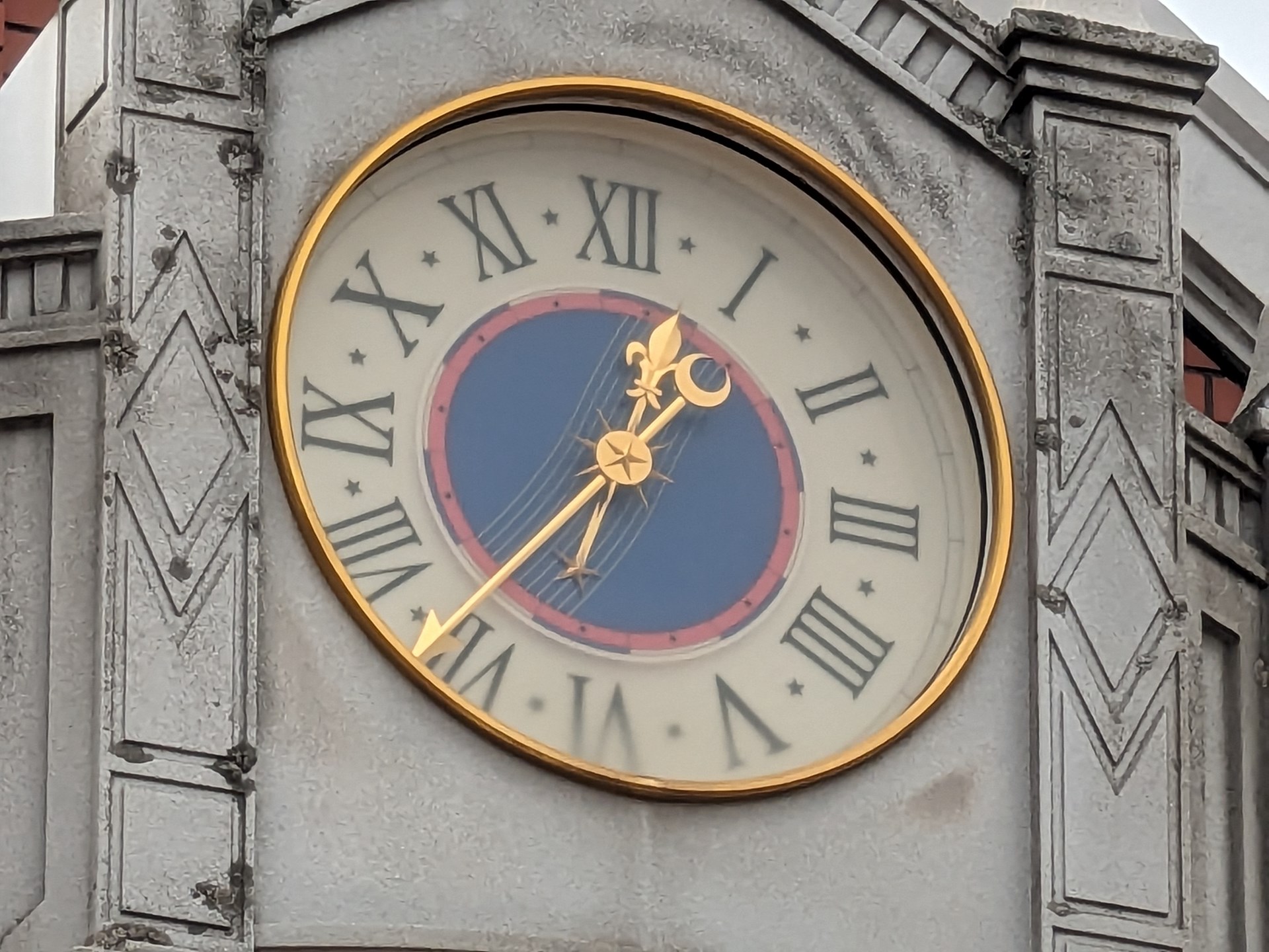 超解像ズームの20倍で撮影