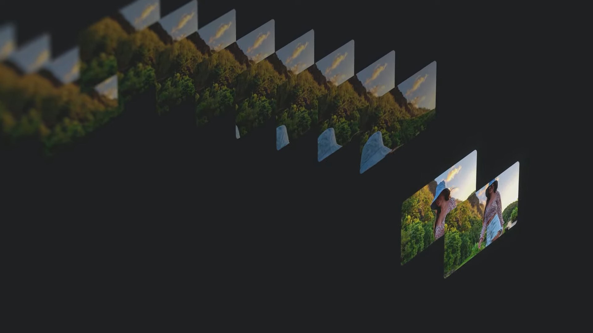 秒間30コマの写真から1秒の動画を生成する