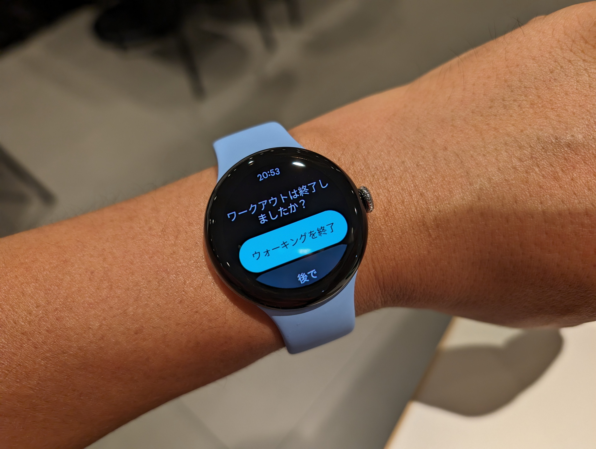 ウォーキングやサイクリングなどの7種類のエクササイズは、モードを選択せずともスタートと終了を自動検出するので便利