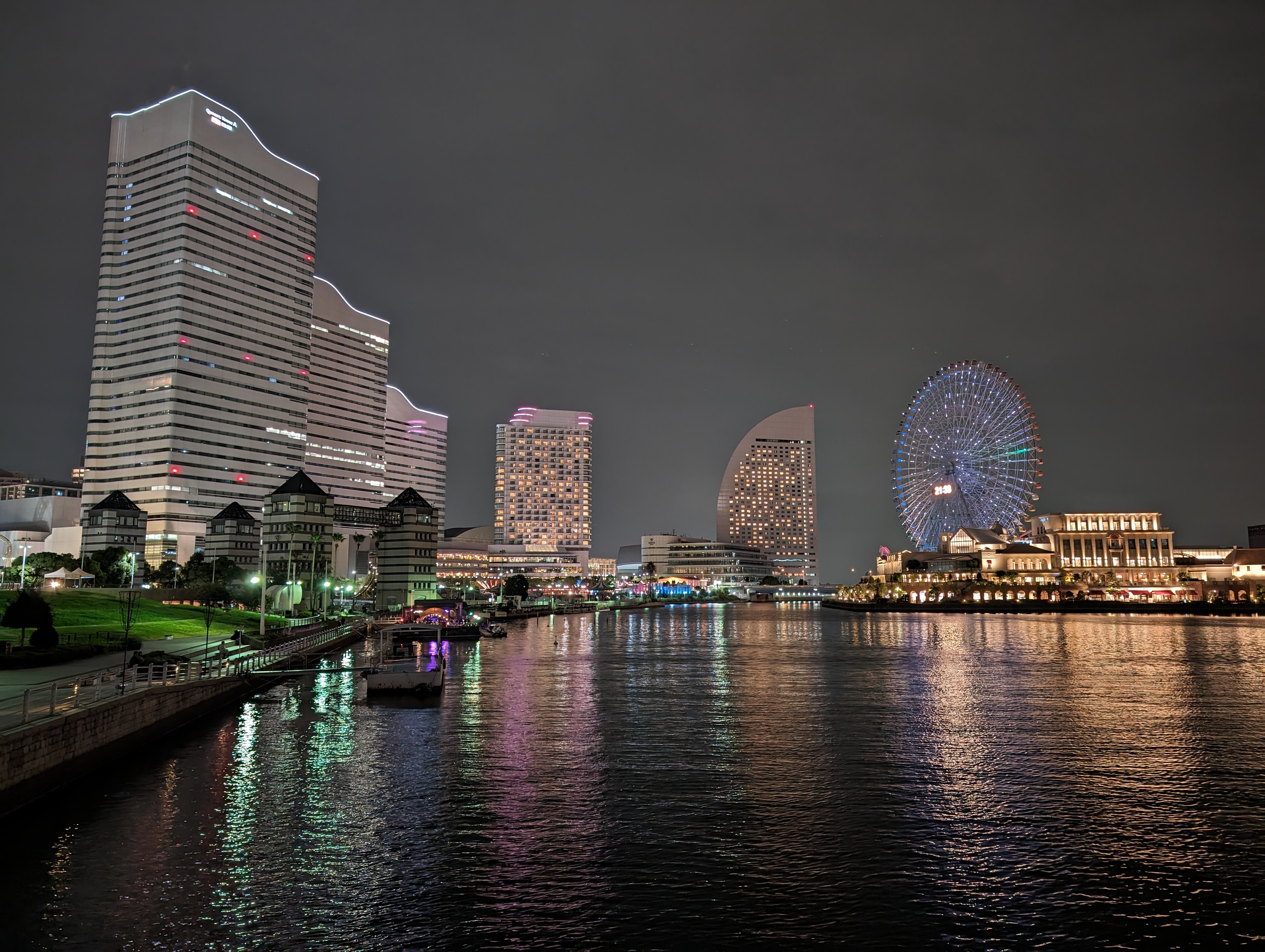 夜景モードでの撮影