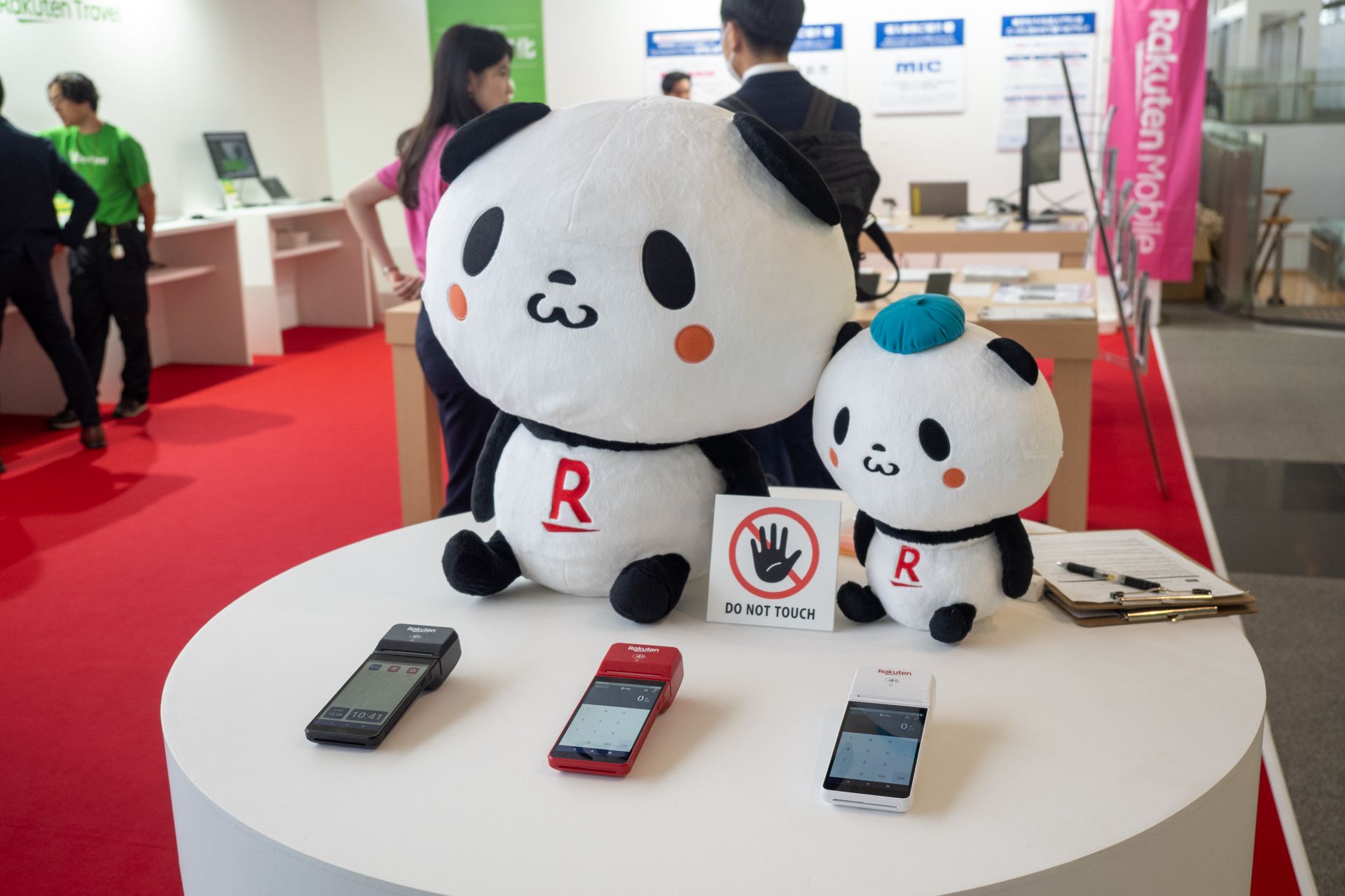 楽天ペイメント展示コーナー