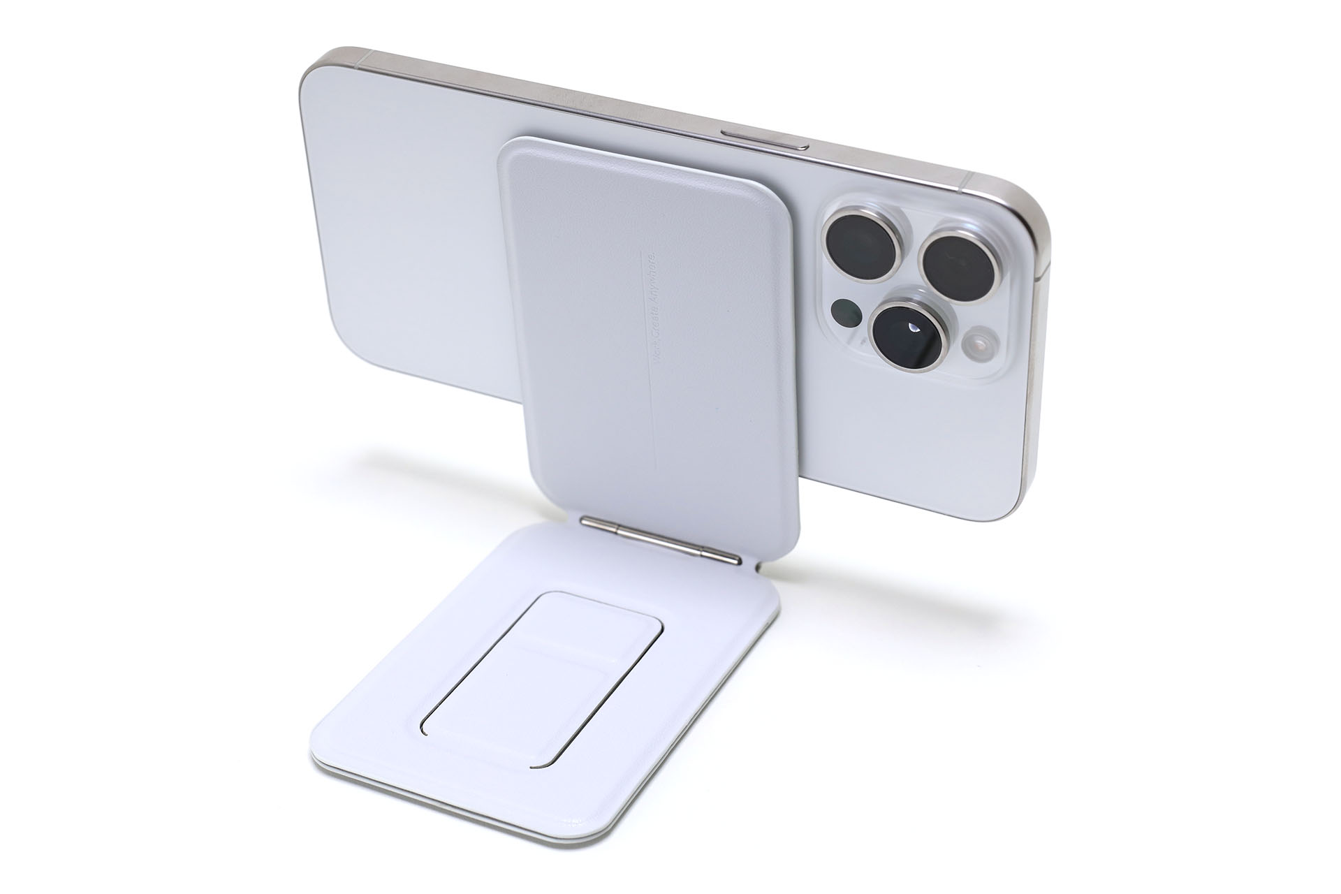 端末を横向きにすることもできる。