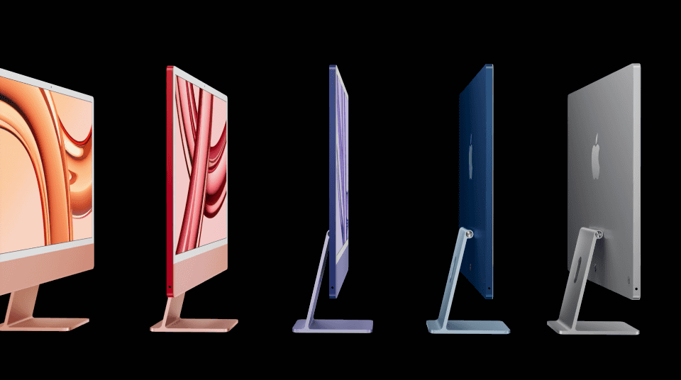 M3チップ搭載の24インチ「iMac」発表、7色展開 - ケータイ Watch