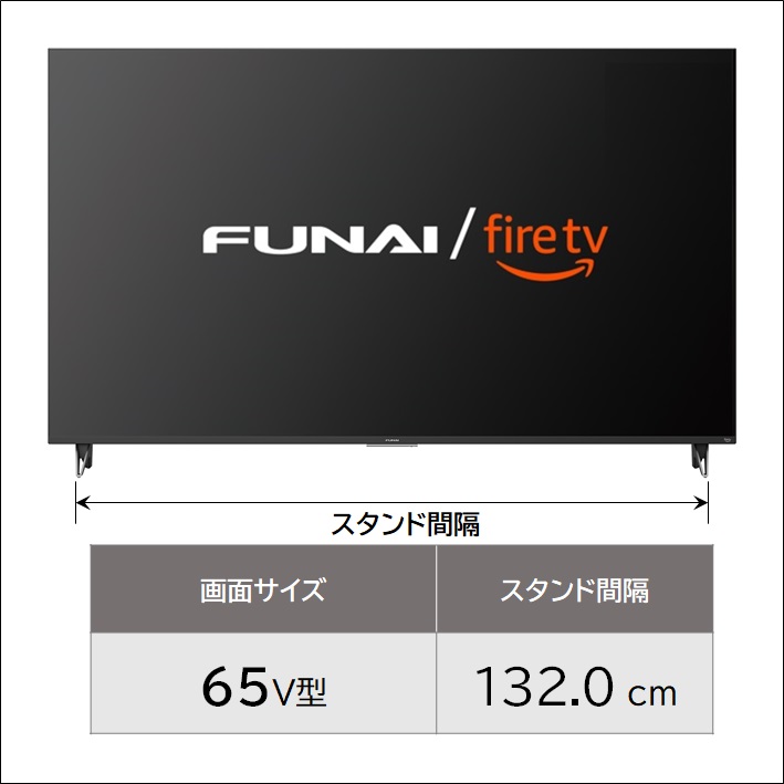 ヤマダHD、Amazon Fire TVを搭載した65V型スマートテレビを11月3日発売