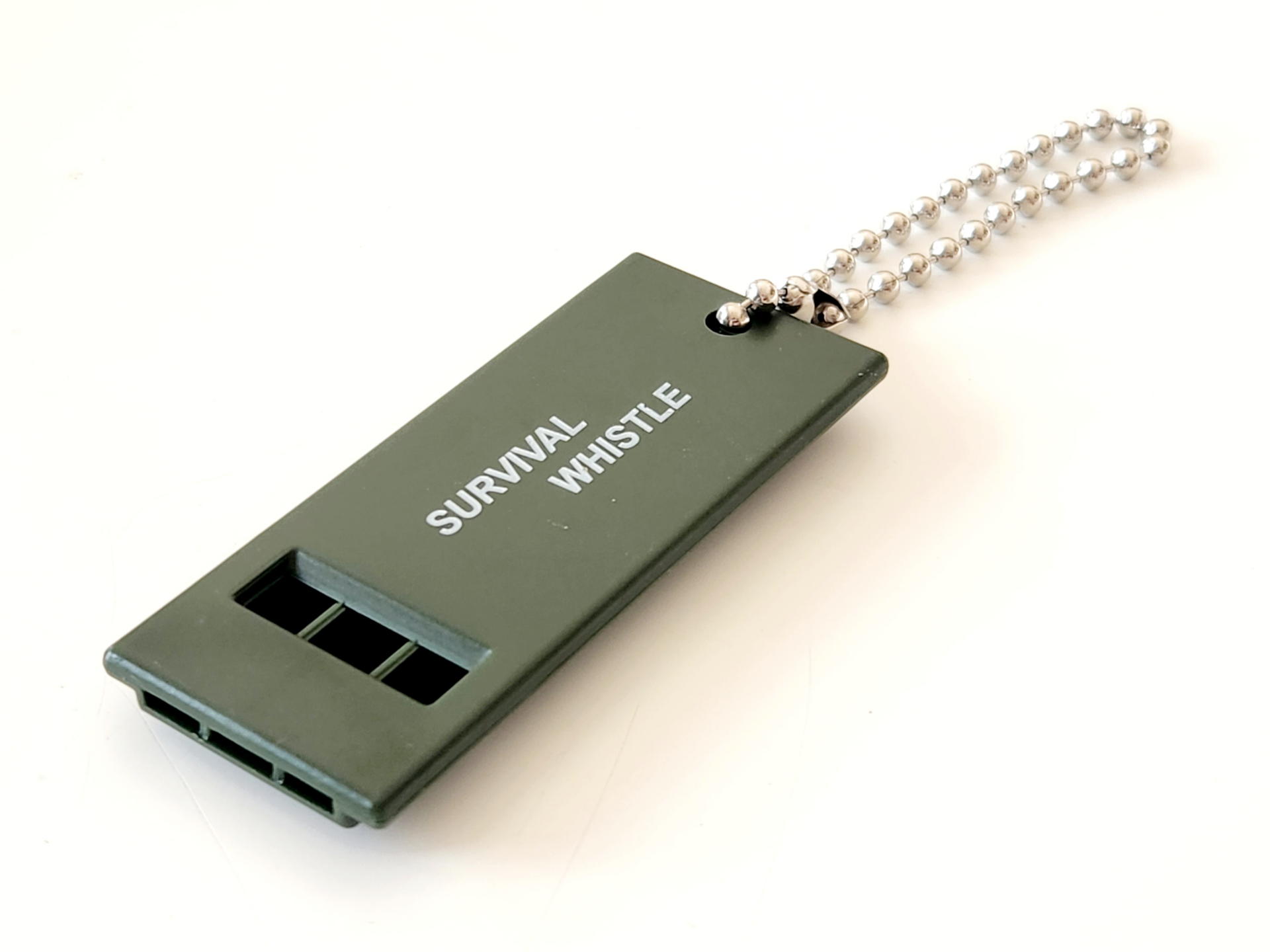 180dBの緊急笛”サバイバルホイッスル”をAliExpressで買った……180dBはあり得ないがコンパクトでなかなか使い勝手は良さそうだ