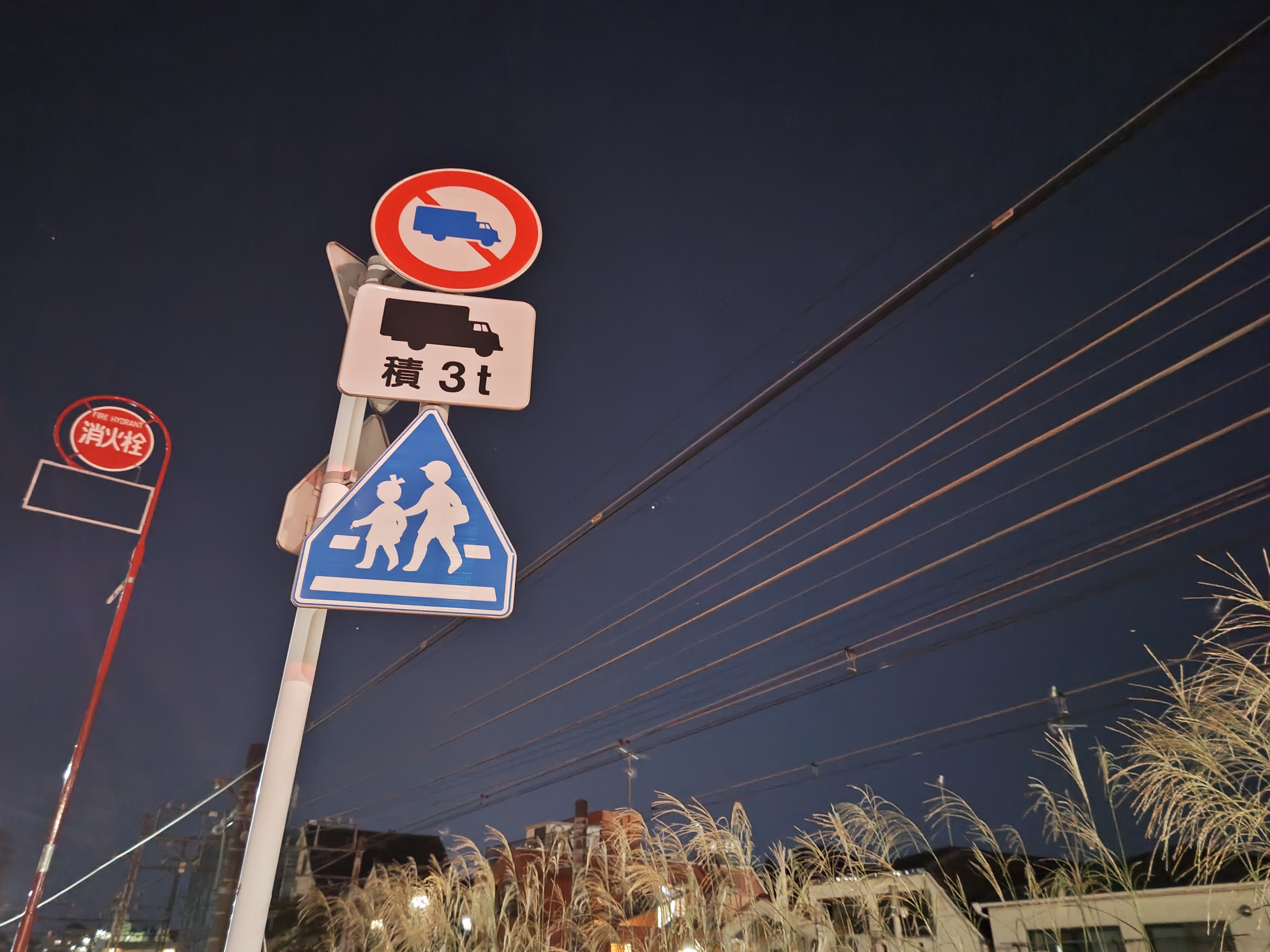 周囲が割と明るかったので夜景モードをオフにして撮影
