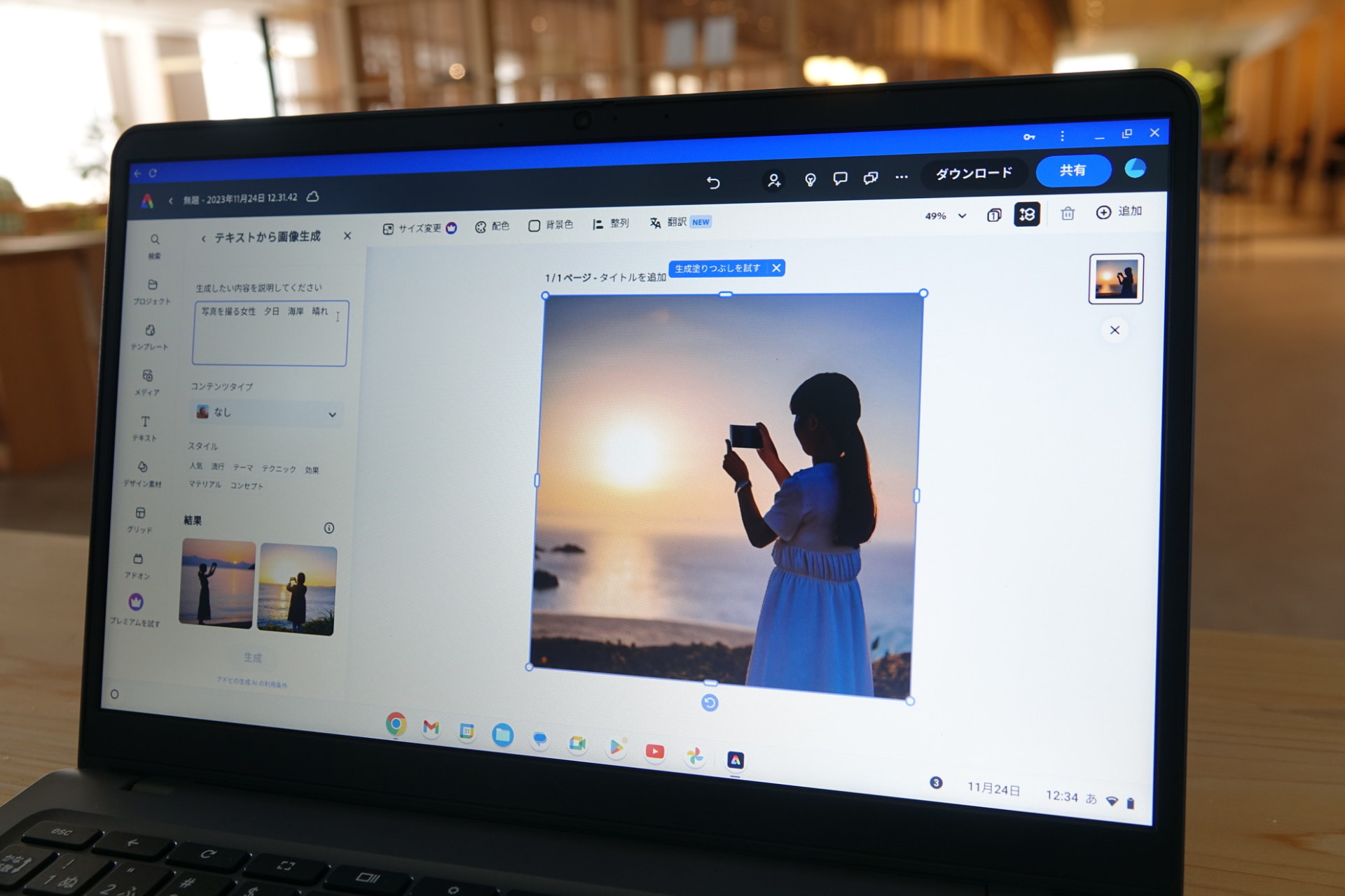 「Adobe Express」でのクリエイティブ活動も手軽に