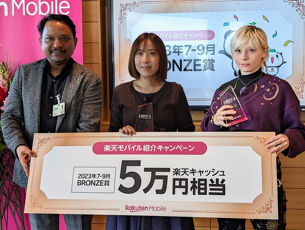 シャラッド・スリオアストーア共同CEO兼CTOからはブロンズ賞