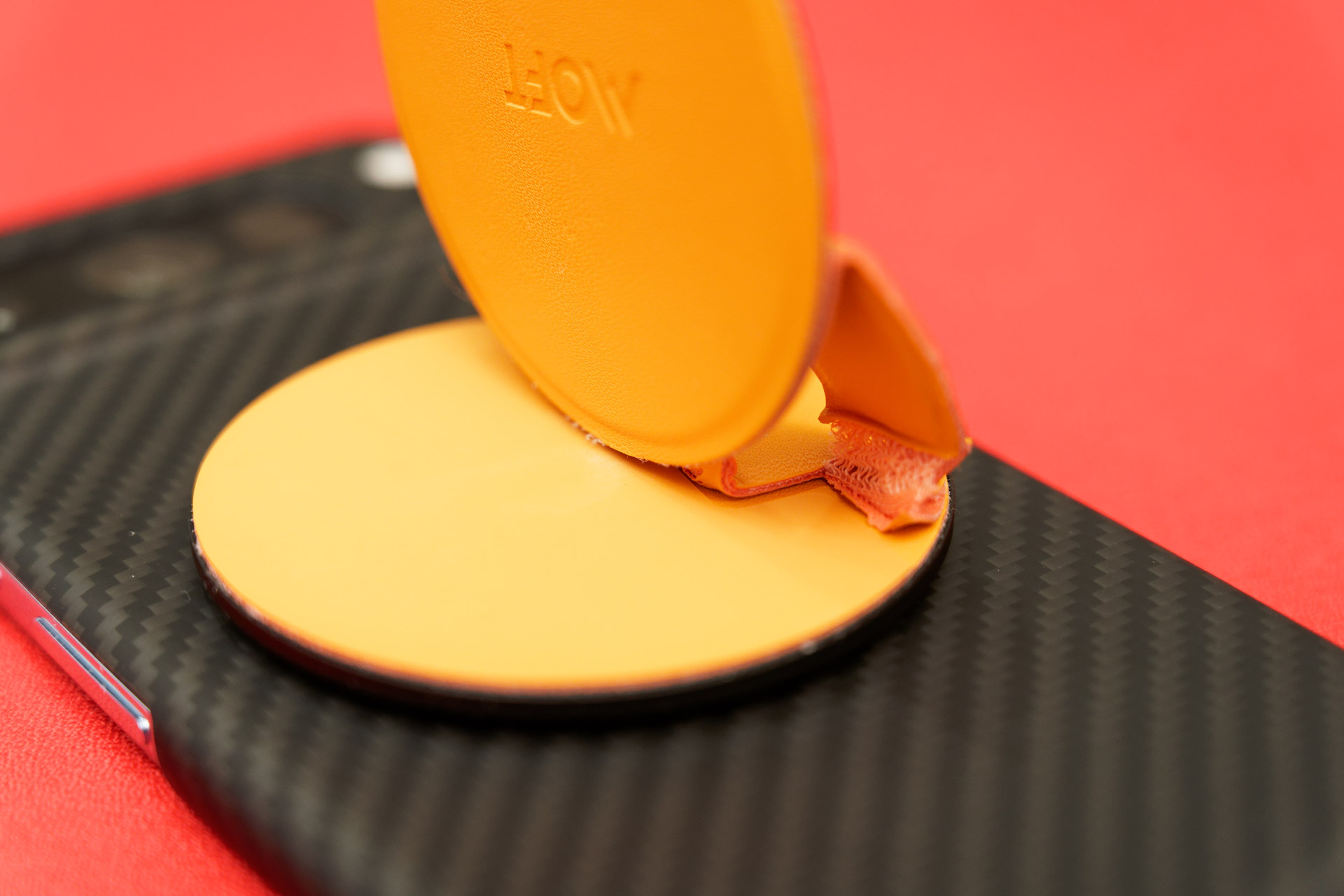 10日足らずでスタンド部の根本が剥離し始めた