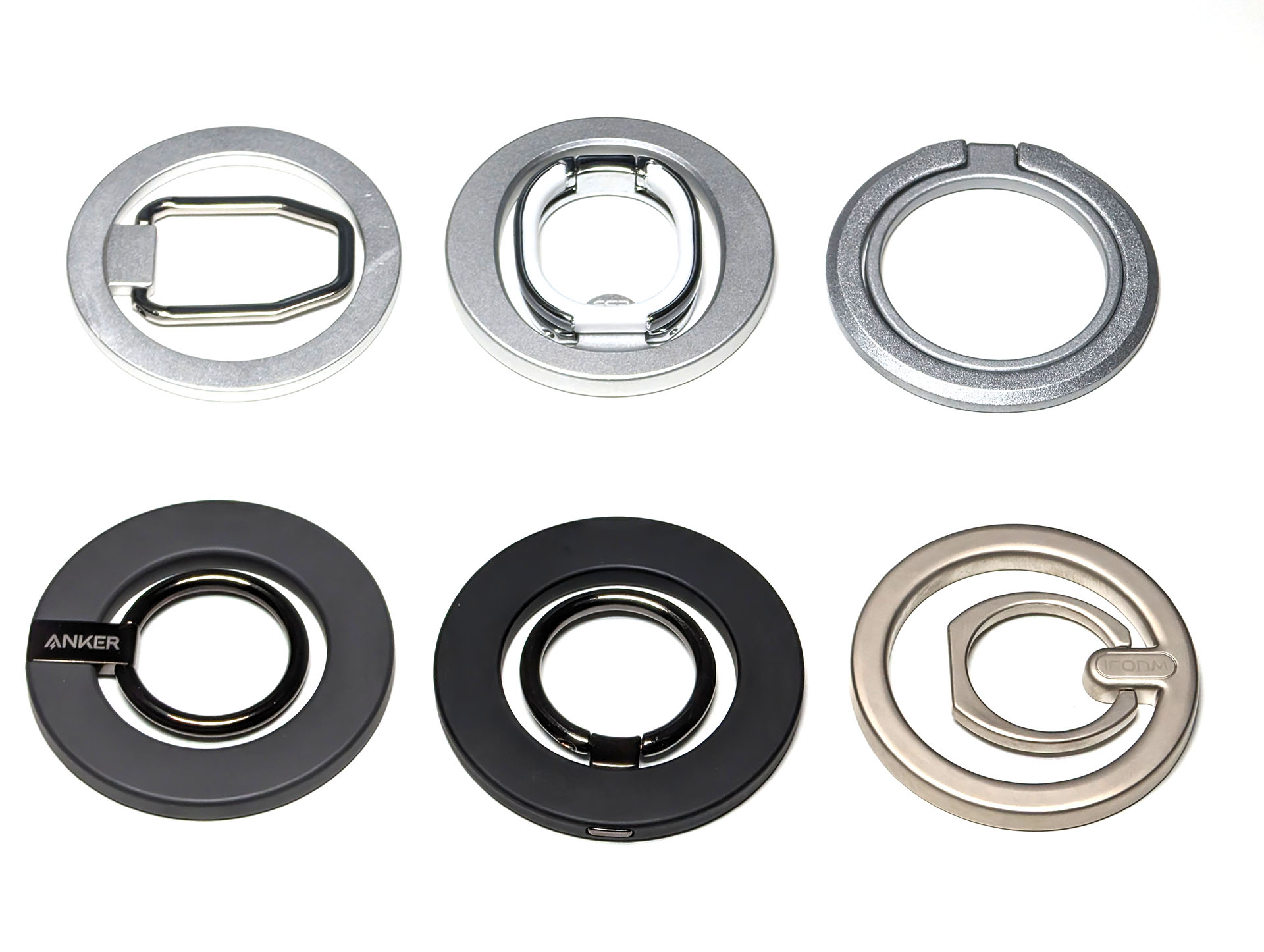 手持ちのMagSafe対応スマホリングの一部。最近はこれが増殖中。