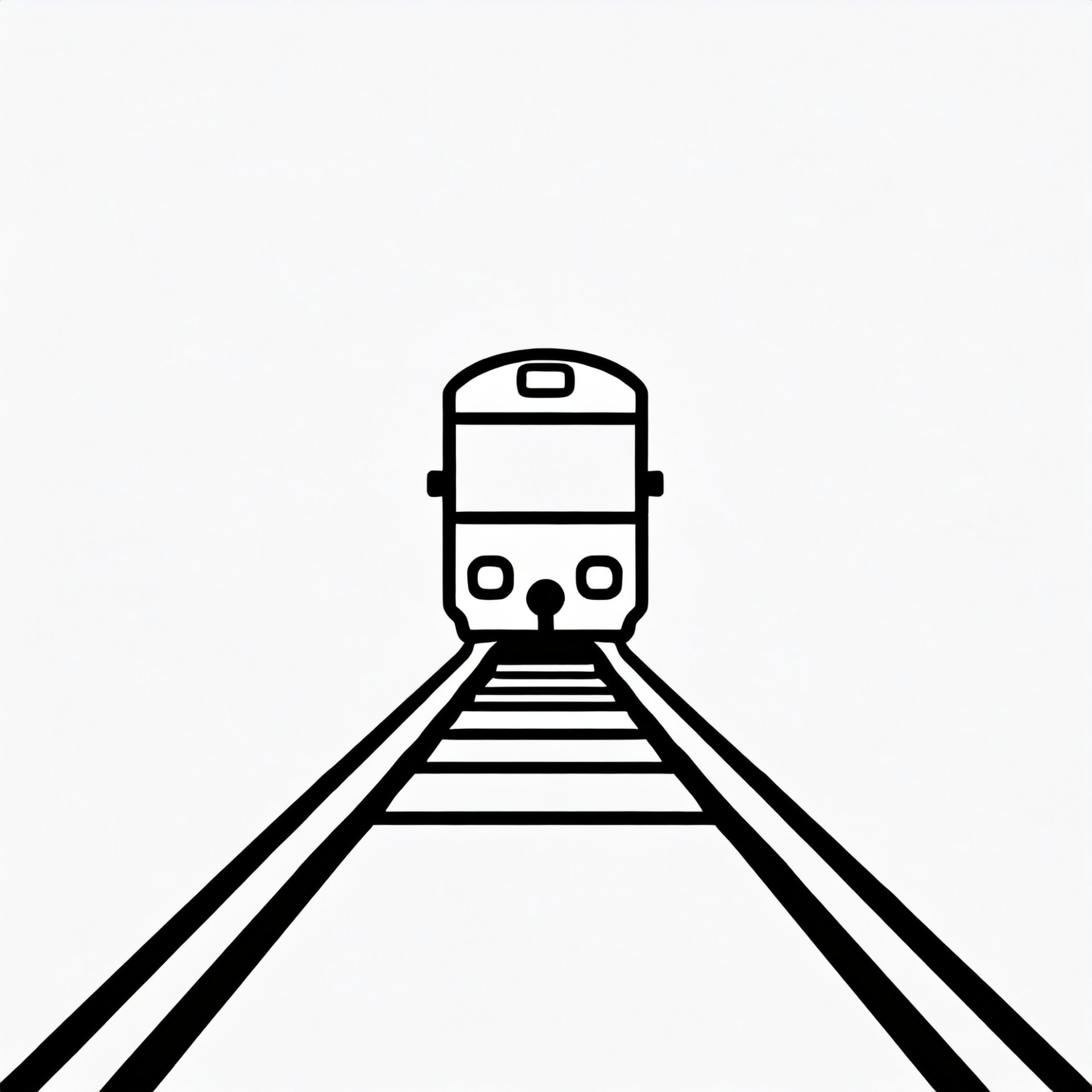 スタイルは、自身の画像を追加して適用させることもできる。たとえば、右の画像をスタイルで適用して「走る電車　線路」のプロンプトで生成すると、アイコンっぽい画像が生成できる