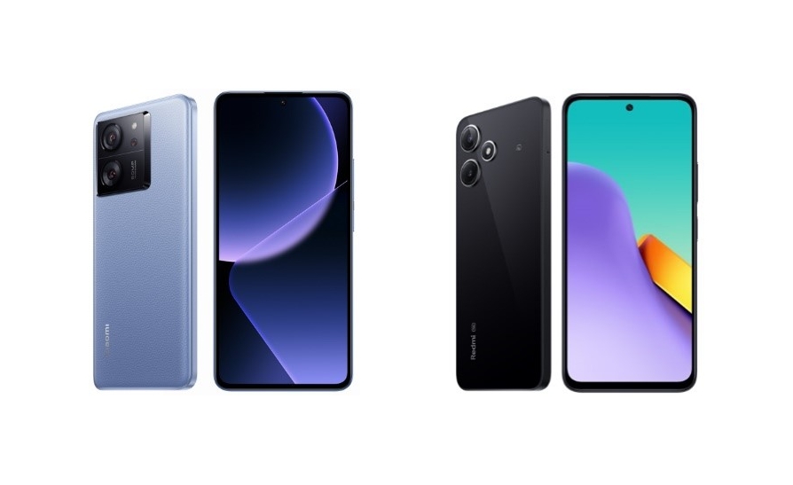 左：Xiaomi 13T Pro、右：Redmi 12 5G