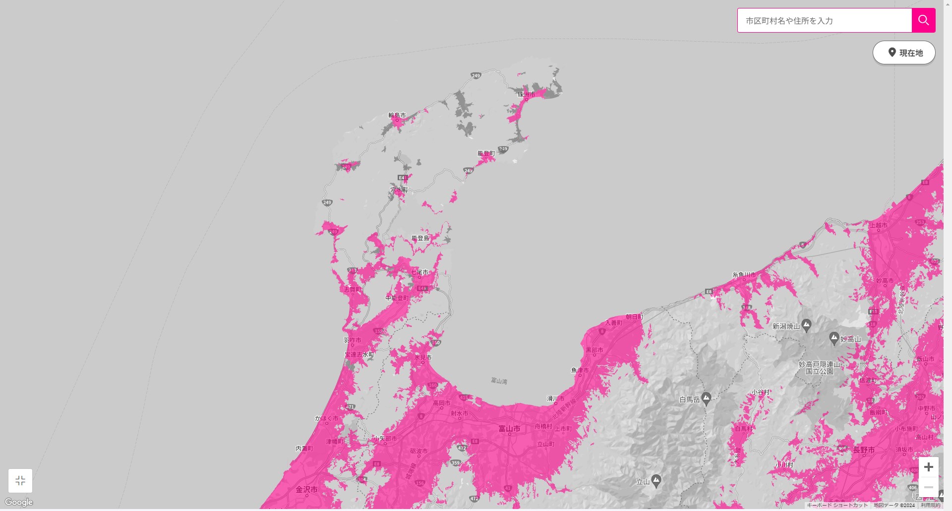 楽天モバイル　4日10時時点の復旧エリアマップ