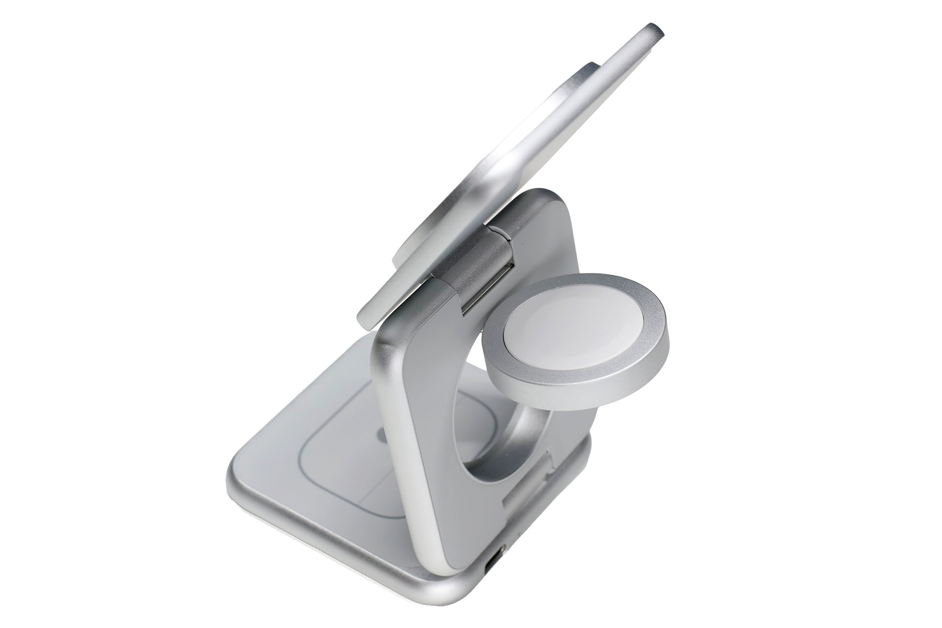 Apple Watch充電台は後方に展開する。