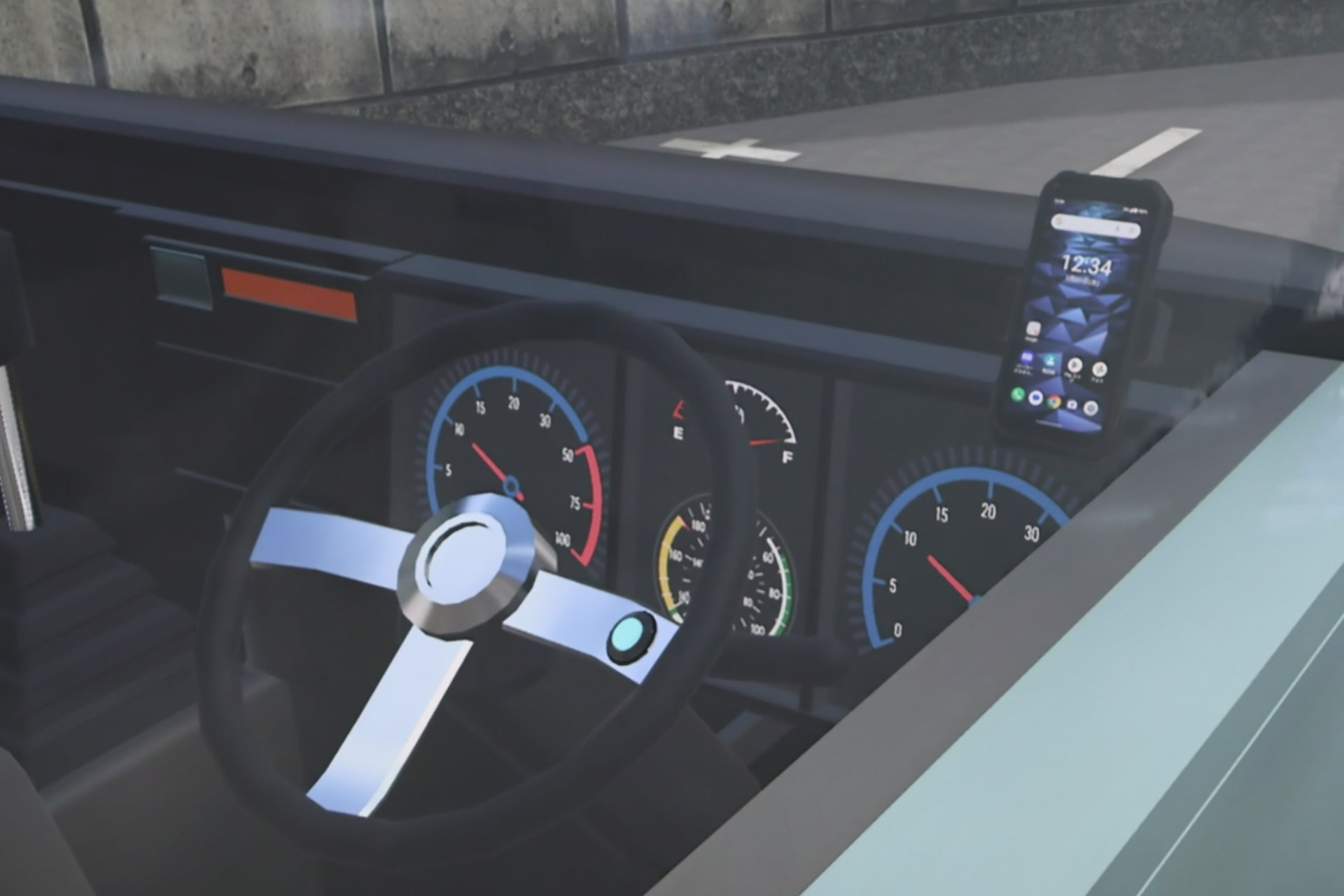 トラックの運転席の利用シーン