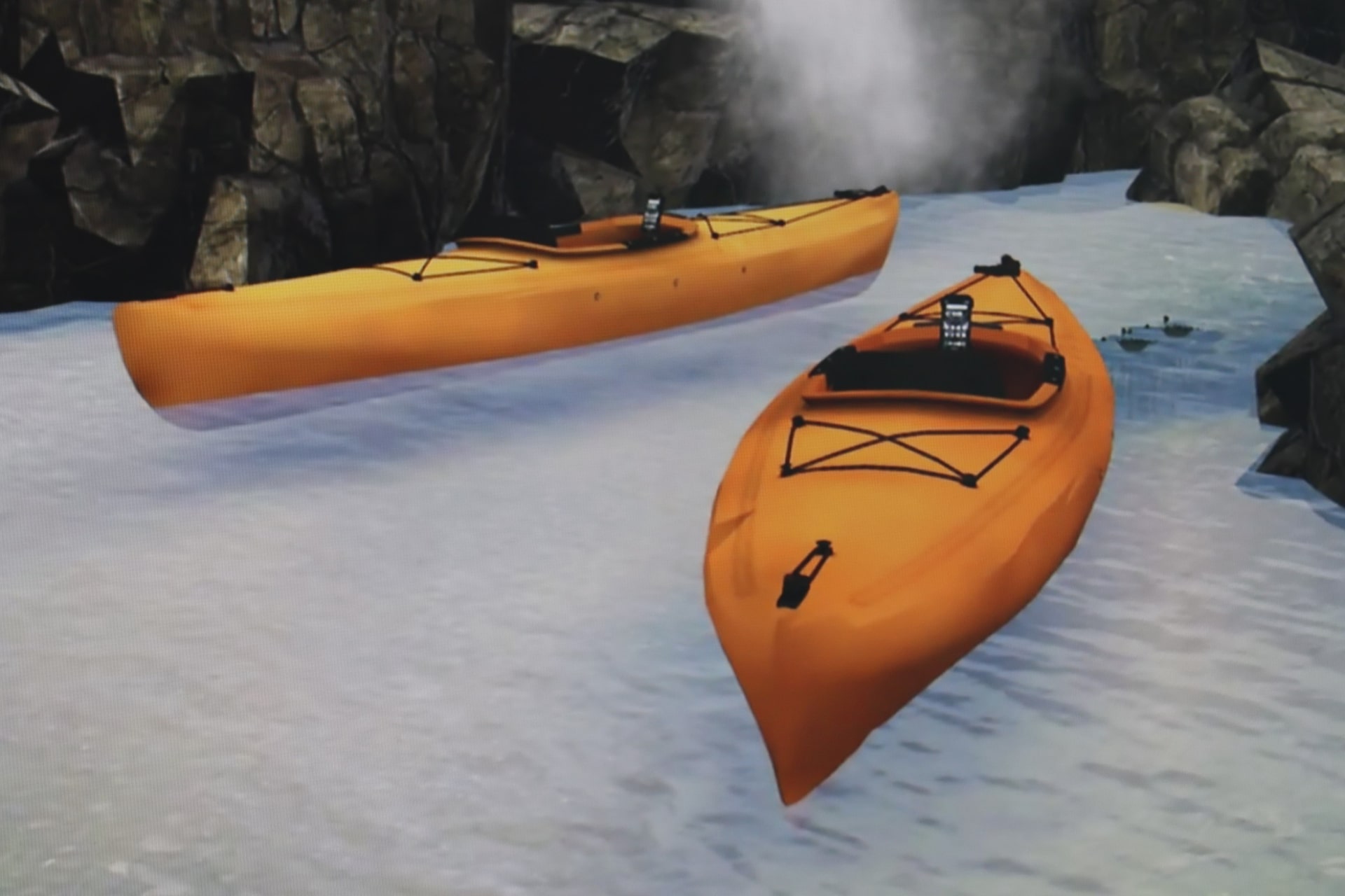 ボート上での利用シーン