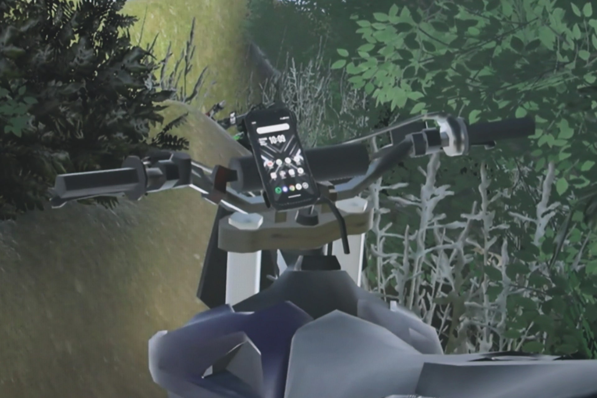 オートバイでの利用シーン