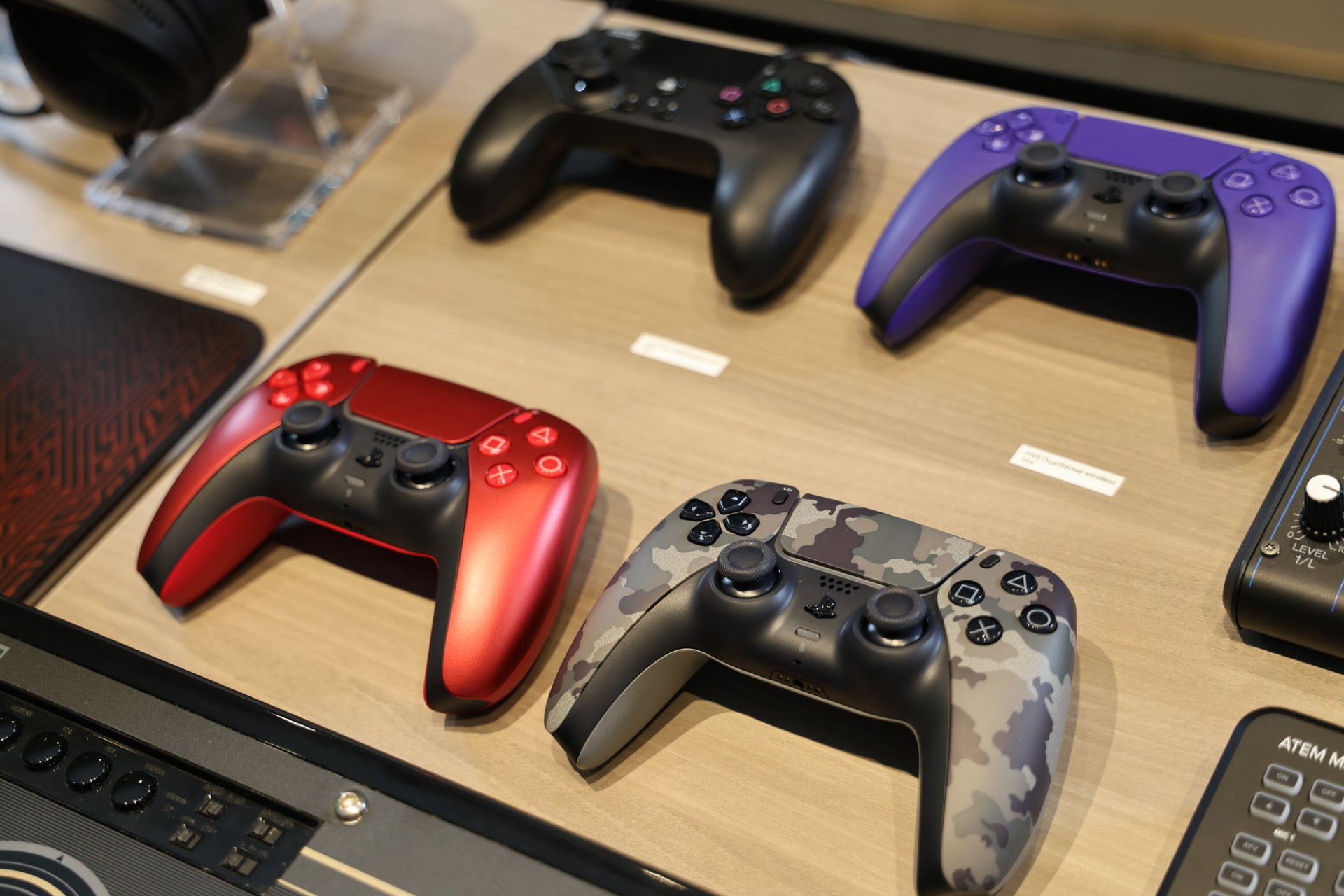 さまざまなゲーム／配信機材が利用できる