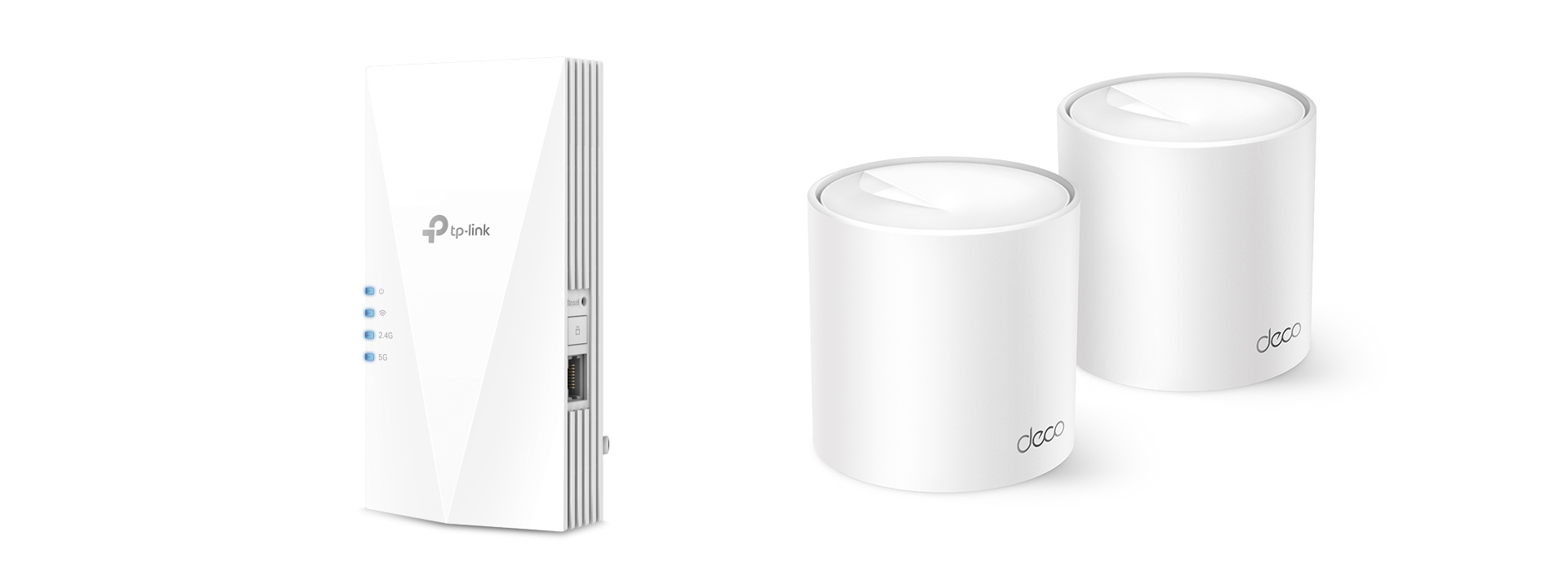 左：RE500X、右：Deco X10