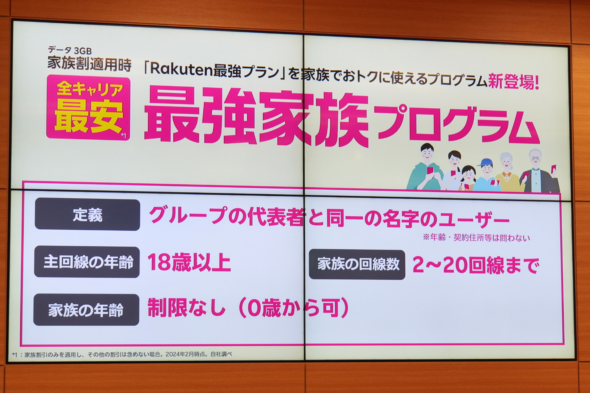 最強家族プログラムの適用条件。住民票などの公的書類は求められない