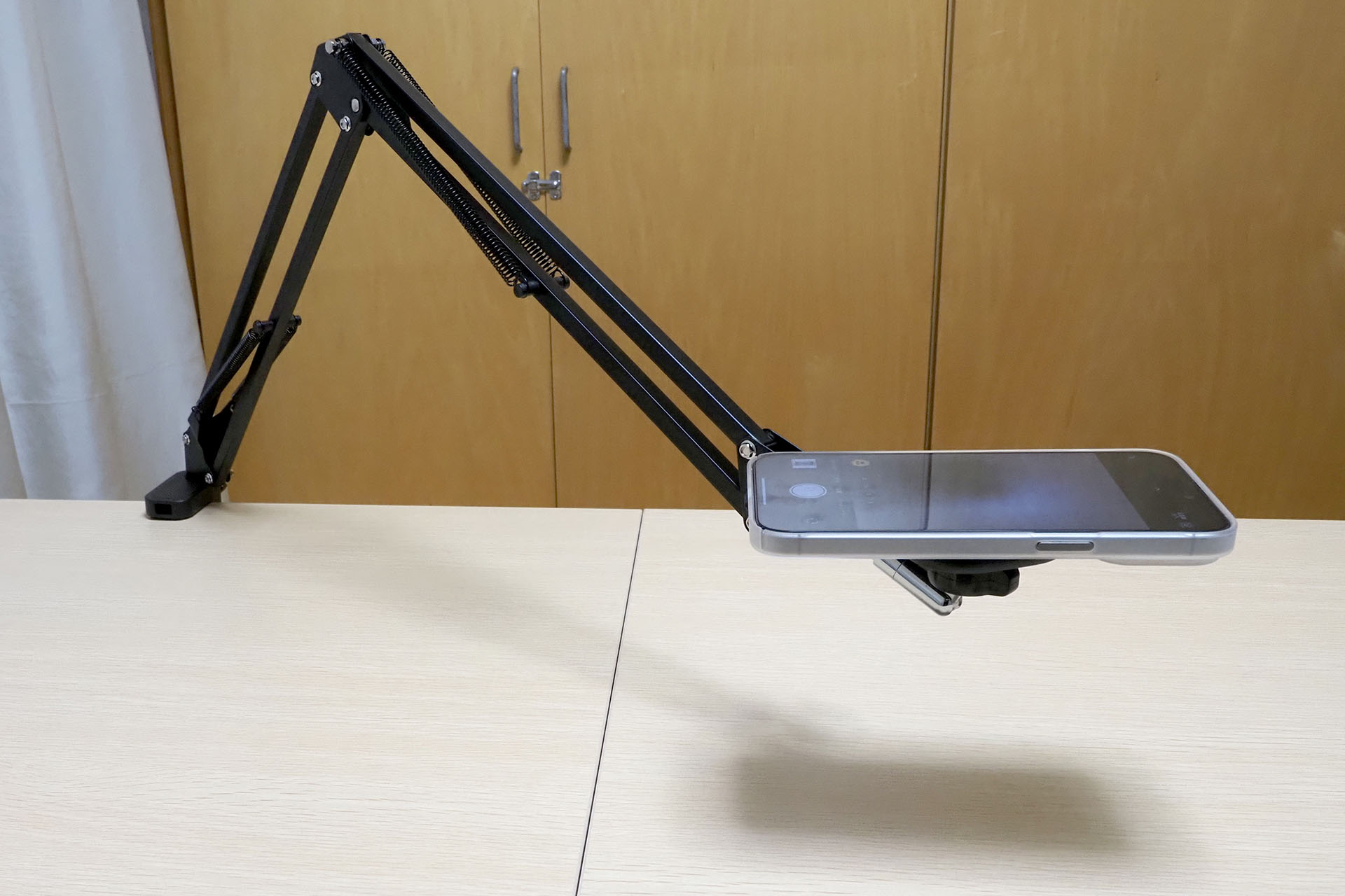 低い位置でも安定する。