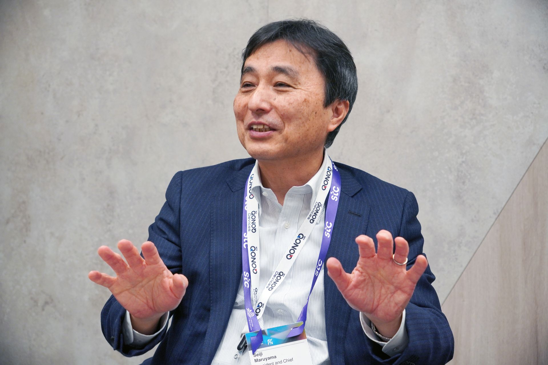 開発にハッパをかけていると語る丸山氏。デバイス投入には、かなり前向きだ