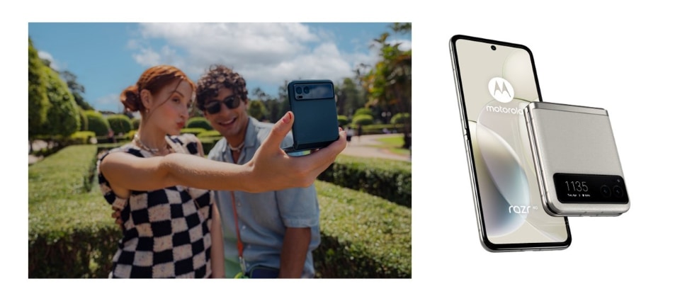 motorola razr 40/40s」体験型ポップアップストアが原宿に、16日