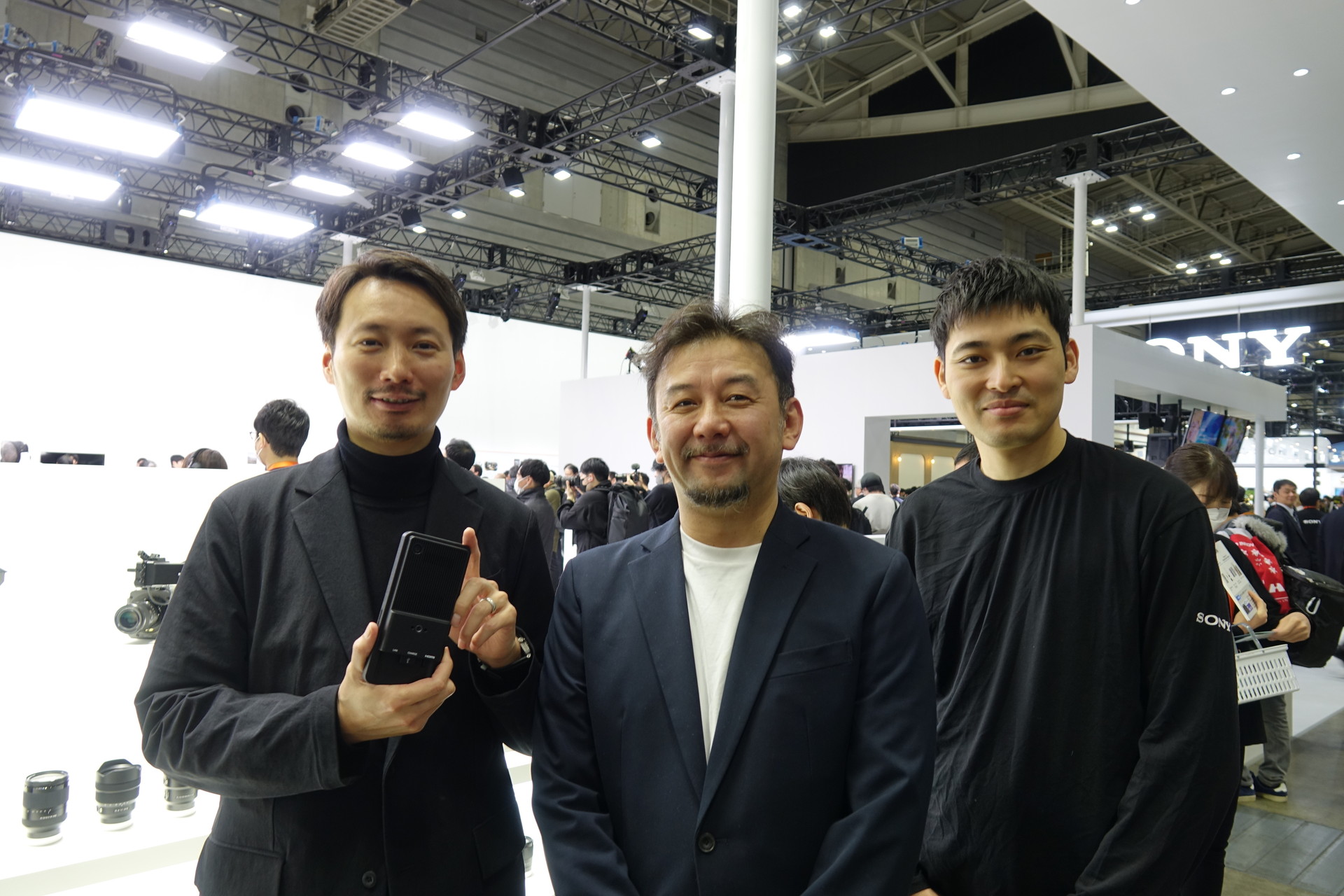 左からソニー 野田氏、高島氏、今田氏