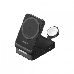 Wireless Charging Station (Foldable 3-in-1)