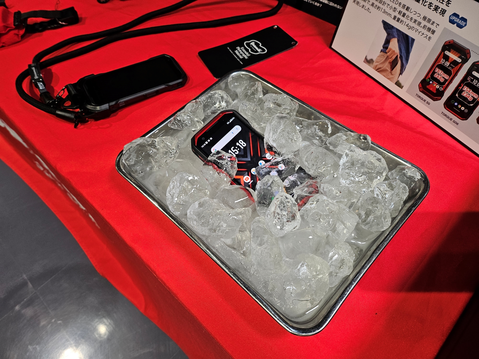 会場では歴代TORQUEシリーズやグッズ、専用アクセサリも展示される